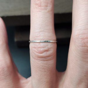 Size 6 Sterling Silver Cool Original Simple Ring
